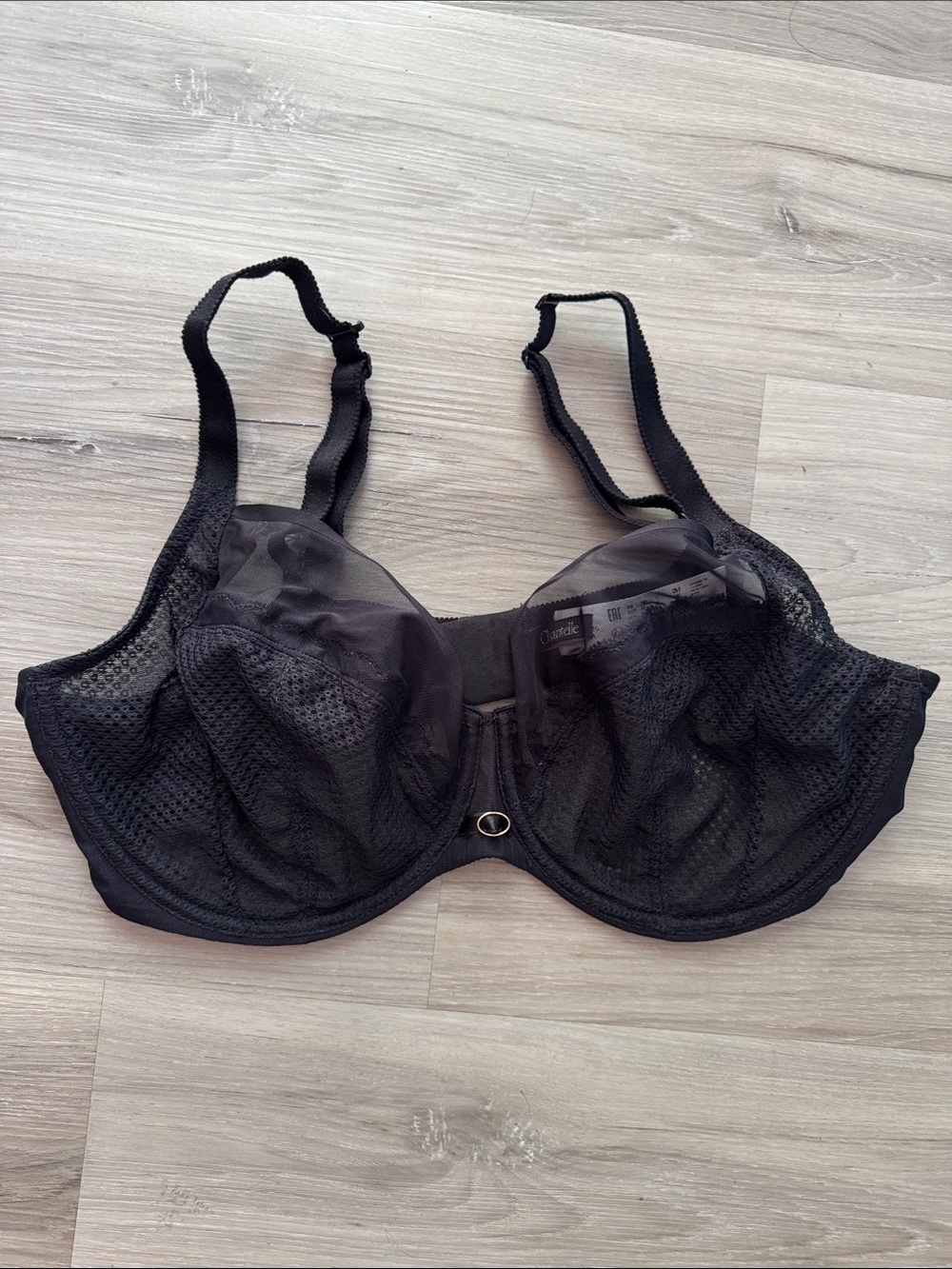 Chantelle Belle plunge Black Mesh Underwire Bra - Women Intimates & Sleepwear